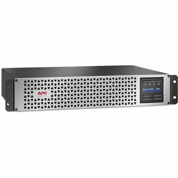 APC Smart-UPS, Line Interactive, 750VA, Lithium-ion, Rack/Tower, 2U, 120V, 6x NEMA 5-15R outlets, SmartConnect Port+SmartSlot, Short Depth, AVR, LCD - Image 3