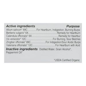 Forces Of Nature - Heartburn Relief - 1 Each-10 ML