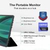 Plugable USB C Portable Monitor 15.6 Inch, 100W Pass-Through Charging for Your Laptop Smartphone Tablet - Image 2