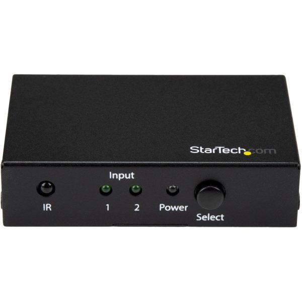 StarTech.com 2 Port HDMI Switch - 4K 60Hz - Supports HDCP - IR - HDMI Selector - HDMI Multiport Video Switcher - HDMI Switcher - Image 2