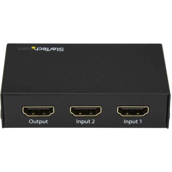StarTech.com 2 Port HDMI Switch - 4K 60Hz - Supports HDCP - IR - HDMI Selector - HDMI Multiport Video Switcher - HDMI Switcher - Image 4