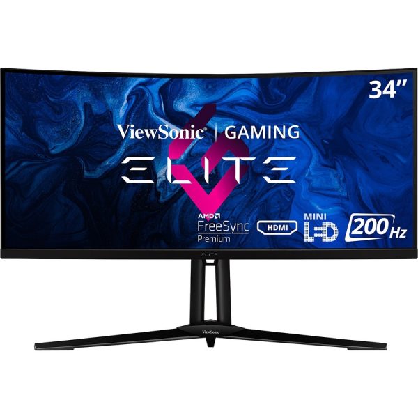 ViewSonic XG341C-2K 34 Inch 1440p 21:9 Curved Gaming Monitor 1ms, 200Hz, FreeSync Premium Pro, Mini LED, HDMI 2.1, USB C, HDR1400 - Image 10