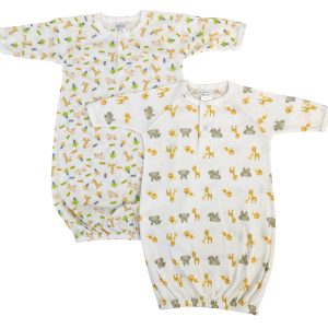Unisex Newborn Baby 2 Piece Gown Set Nc_0760