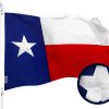 Texas TX State Flag 3x5 Ft 5-Pack Embroidered Spun Polyester By G128 - Image 7