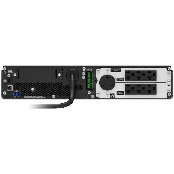 APC Smart-UPS On-Line, 2200VA, Rackmount 2U, 120V, 6x 5-20R+1x L5-20R NEMA outlets, SmartSlot, Extended runtime, W/ rail kit - Image 2
