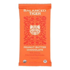 Balanced Tiger - Protein Bar Peanut Butter Chocolate - Case of 12 - 1.55 Ounces