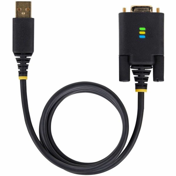 StarTech.com 3ft (1m) USB to Null Modem Serial Adapter Cable, COM Retention, FTDI, RS232, Changeable DB9 Screws/Nuts, Windows/macOS/Linux - Image 6