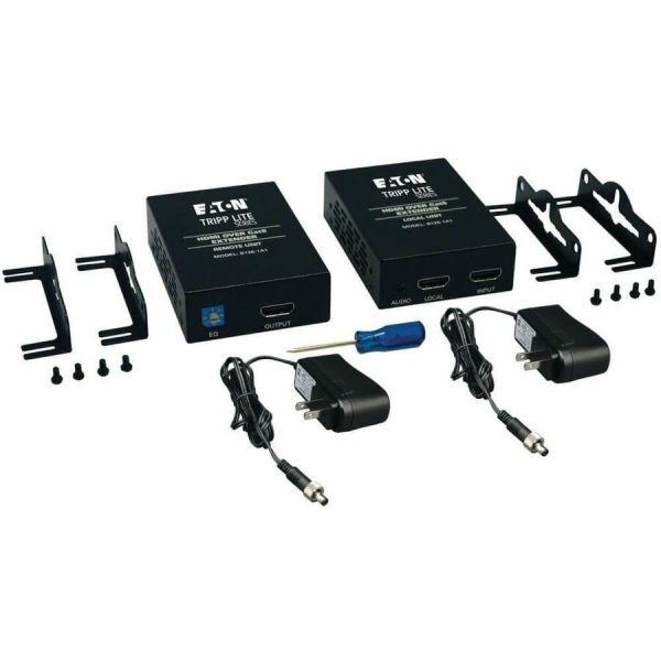Eaton Tripp Lite Series HDMI over Cat5/6 Extender Kit, Box-Style Transmitter/Receiver for Video/Audio, Up to 150 ft. (45 m), TAA - Image 2