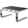 StarTech.com Monitor Riser Stand, For up to 32" (22lb/10kg) Monitor, Monitor Riser, Steel&Aluminum, Monitor Shelf w/ Three Height Settings - Image 2