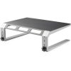 StarTech.com Monitor Riser Stand, For up to 32" (22lb/10kg) Monitor, Monitor Riser, Steel&Aluminum, Monitor Shelf w/ Three Height Settings - Image 4