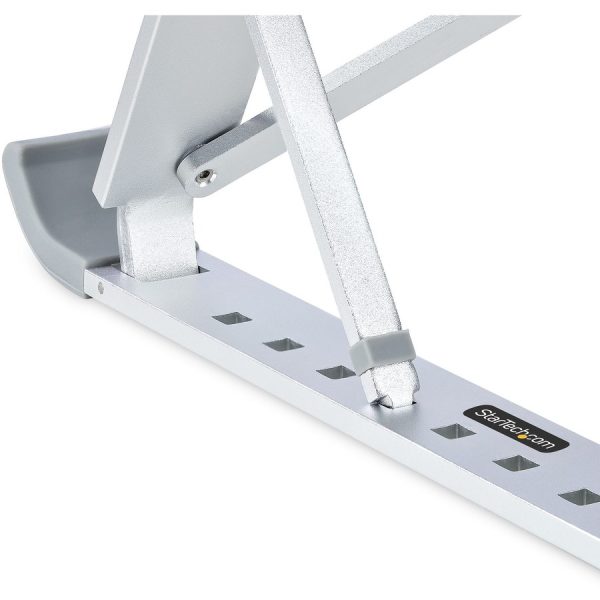 StarTech.com Foldable Laptop Riser Stand, Portable Height Adjustable Ergonomic Laptop Stand, Tilt/Raised/Angled Laptop/Tablet Stand - Image 5