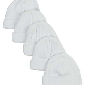 White Baby Cap (pack Of 5) 031-white-5