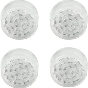 PureAction Replacement Filter Cartridge Set Water Softener Shower Head SH388 & Luxury Filtered Shower Head SH888 Hard Water Filter Chlorine & Flouride Filter Helps Dry Hair Itchy Skin 4 Pack