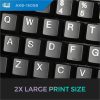 Adesso Desktop Ergonomic Smart Card Reader Keyboard (TAA Compliant) - Image 7