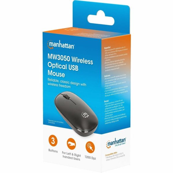Manhattan MW3050 Wireless Optical USB Mouse - Image 7