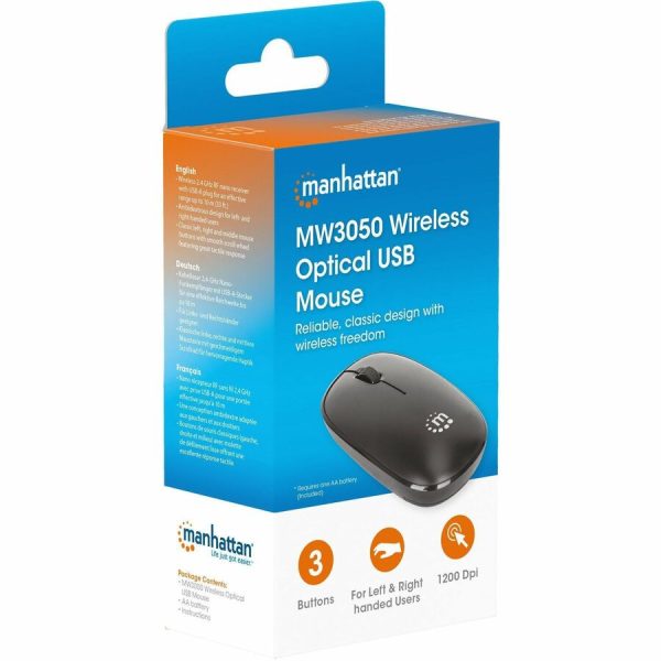 Manhattan MW3050 Wireless Optical USB Mouse - Image 8