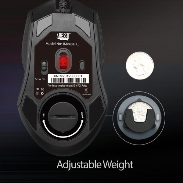 iMouse X5 - 6400 DPI, RGB illuminated Gaming Mouse - Image 8