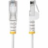 StarTech.com 5ft White Slim CAT6 Ethernet Cable, Slim Snagless RJ45, UTP, LSZH, 28AWG Bare Copper, Slim Network Patch Cord, Fluke Tested - Image 2
