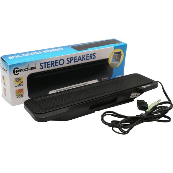 Connectland CL-SPK20138 2.0 Portable Speaker System - 5 W RMS - Black - Image 5