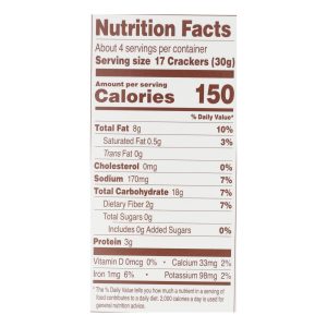 Simple Mills Cracked Black Pepper Almond Flour  - Case of 6 - 4.25 OZ