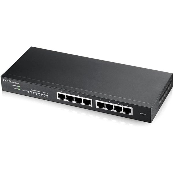 ZYXEL GS1915-8 8-Port Gigabit Smart Nebula Cloud Managed Switch (Compact Design) | Fanless - Image 3
