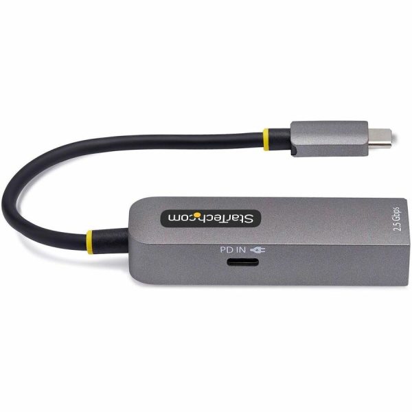 StarTech.com 2.5GbE USB-C to Ethernet Adapter, 100W PD Pass-Through, NBASE-T NIC, USB 3.0 Type-C 2.5/1G Multi Speed Network, USB 3.1 RJ45 - Image 4