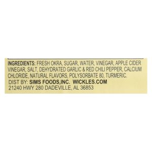 Wickles Wicked Okra  - Case of 6 - 16 FZ