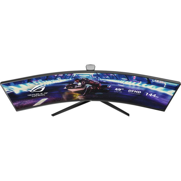 Asus ROG Strix XG49VQ 49" Class Double Full HD (DFHD) Curved Screen Gaming LCD Monitor - 32:9 - Black - Image 2