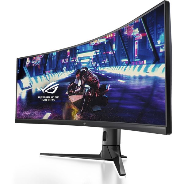 Asus ROG Strix XG49VQ 49" Class Double Full HD (DFHD) Curved Screen Gaming LCD Monitor - 32:9 - Black - Image 7