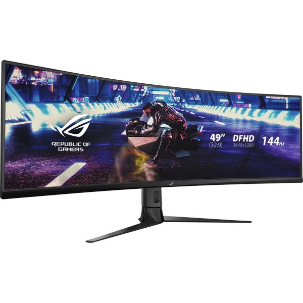 Asus ROG Strix XG49VQ 49" Class Double Full HD (DFHD) Curved Screen Gaming LCD Monitor - 32:9 - Black - Image 8