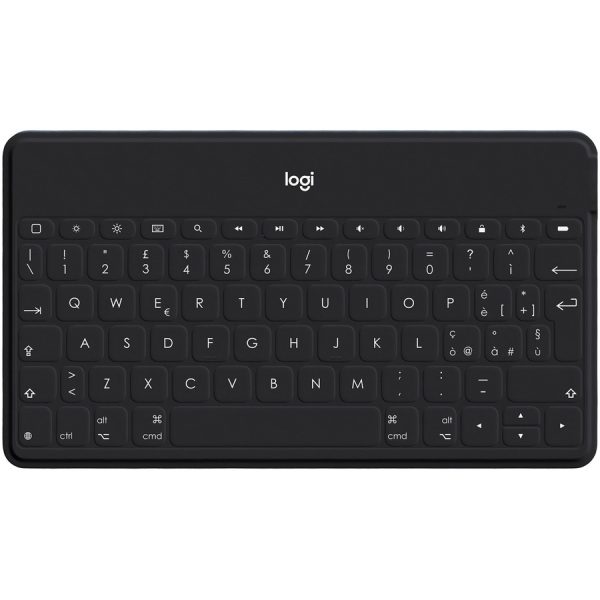Keys-To-Go Super-Slim and Super-Light Bluetooth Keyboard for iPhone, iPad, and Apple TV - Black