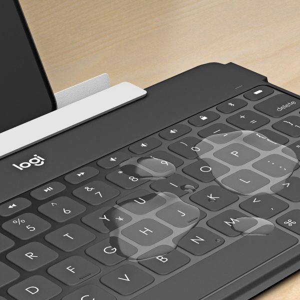 Keys-To-Go Super-Slim and Super-Light Bluetooth Keyboard for iPhone, iPad, and Apple TV - Black - Image 3