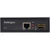 StarTech.com Industrial Fiber to Ethernet Media Converter - 1Gbps SFP to RJ45/CAT6 - SM/MM Fiber to Copper Gigabit Network IP-30 12V Input - Image 2
