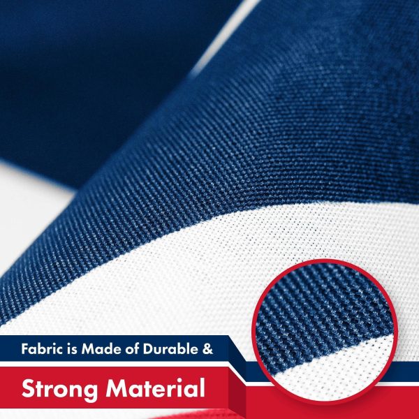 Dominican Republic Dominican Flag 3x5 Ft 2-Pack 150D Printed Polyester By G128 - Image 3