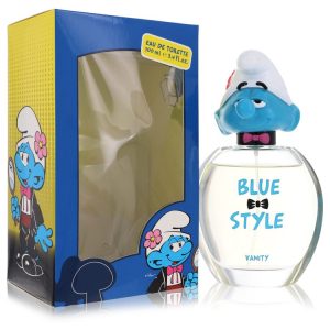 Smurfs Blue Style Vanity Eau De Toilette Spray 3.4 oz for Men