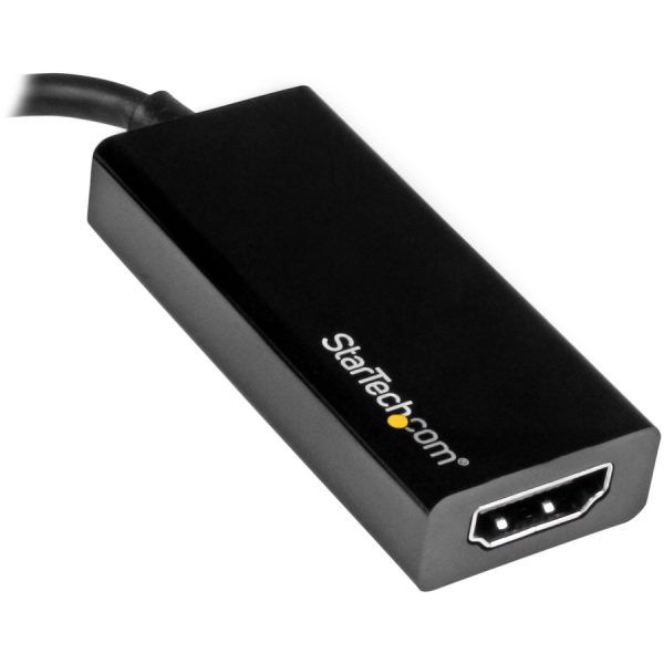 StarTech.com - USB-C to HDMI Adapter - 4K 30Hz - Black - USB Type-C to HDMI Adapter - USB 3.1 - Thunderbolt 3 Compatible - Image 2