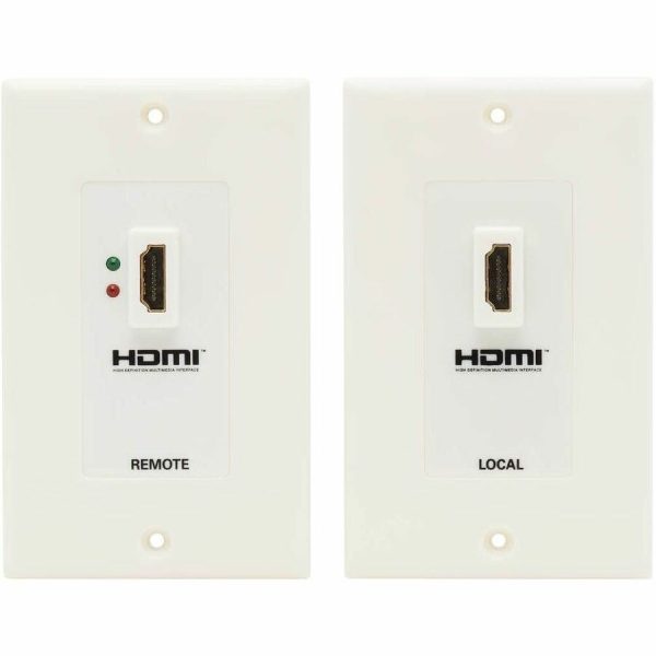 Eaton Tripp Lite Series HDMI over Dual Cat5/Cat6 Extender Wall Plate Kit with Transmitter and Receiver, TAA - Image 4