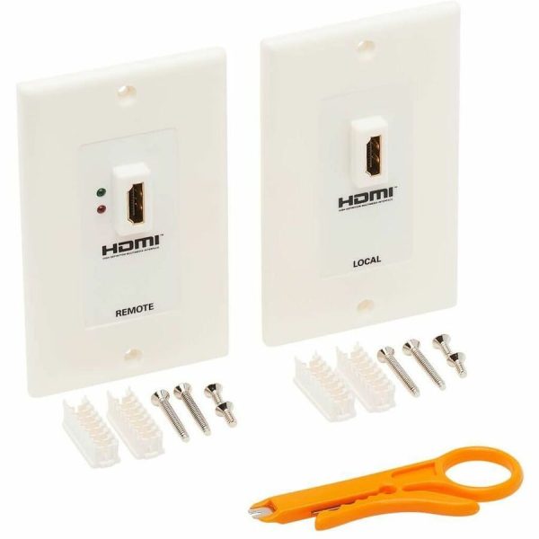 Eaton Tripp Lite Series HDMI over Dual Cat5/Cat6 Extender Wall Plate Kit with Transmitter and Receiver, TAA - Image 6