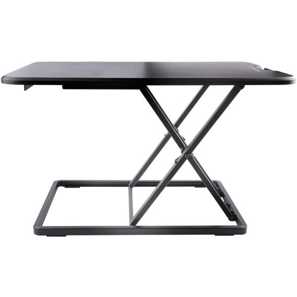 StarTech.com Standing Desk Converter for Laptop, Up to 8kg/17.6lb, Height Adjustable Laptop Riser, Table Top Sit Stand Desk Converter - Image 2