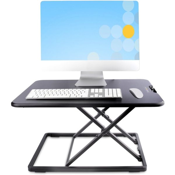 StarTech.com Standing Desk Converter for Laptop, Up to 8kg/17.6lb, Height Adjustable Laptop Riser, Table Top Sit Stand Desk Converter - Image 5