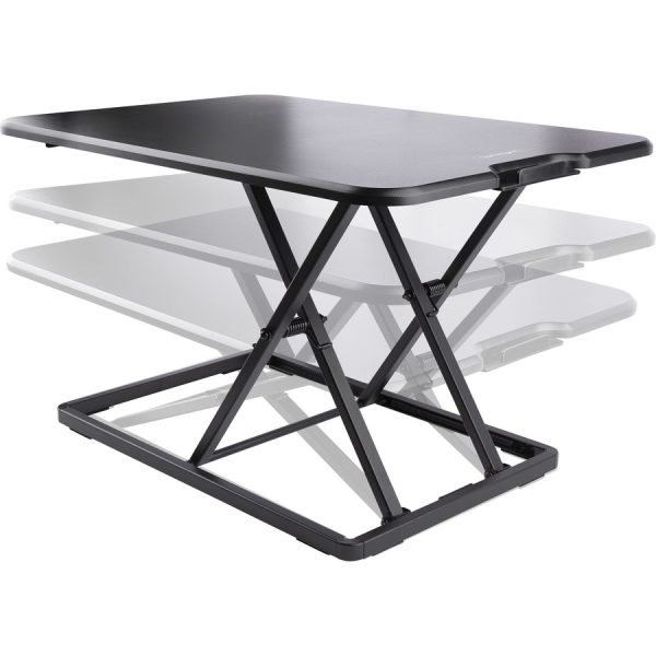 StarTech.com Standing Desk Converter for Laptop, Up to 8kg/17.6lb, Height Adjustable Laptop Riser, Table Top Sit Stand Desk Converter - Image 10