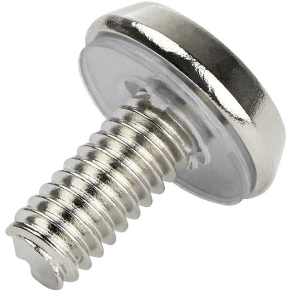StarTech.com 12-24 Server Rack Screws - 50 pack - Nickel-plated (CABSCRWS1224) - Image 3