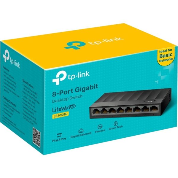 TP-Link LS1008G - Litewave 8 Port Gigabit Ethernet Switch - Image 5