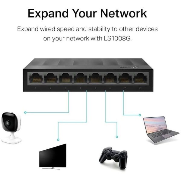 TP-Link LS1008G - Litewave 8 Port Gigabit Ethernet Switch - Image 6