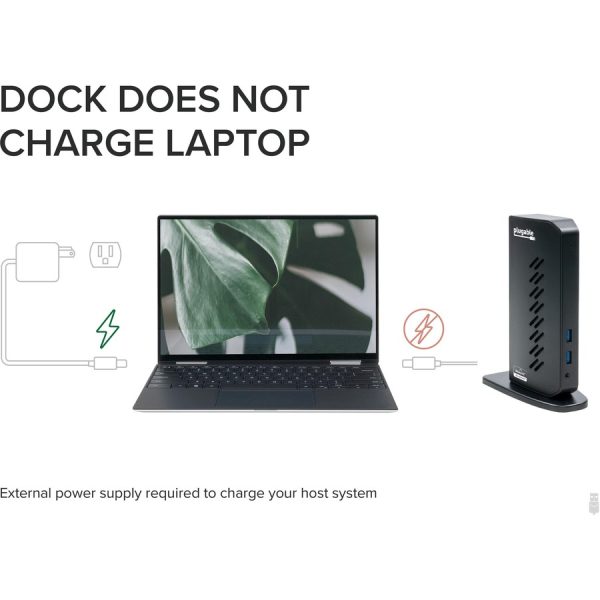 Plugable USB 3.0 and USB-C Universal Laptop Docking Station for Windows and Mac - Image 6