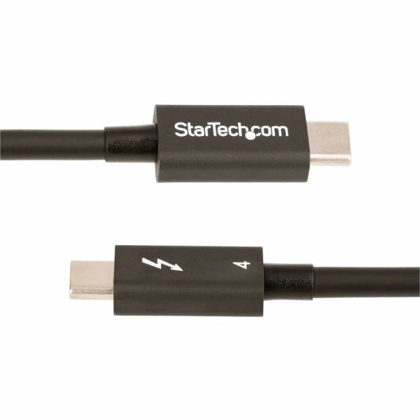 StarTech.com 3ft (1m) Thunderbolt 4 Cable, 40Gbps, 100W PD, 4K/8K Video, Intel-Certified, Compatible w/Thunderbolt 3/USB 3.2/DisplayPort - Image 3