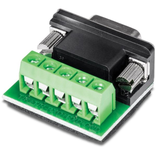 TRENDnet RS232 to RS422 RS485 Converter Adapter, Serial Port Data Converter, Black, TI-S100 - Image 4