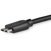 StarTech.com 2m (6ft) Slim SuperSpeed USB 3.0 (5Gbps) A to Micro B Cable - M/M - Image 2