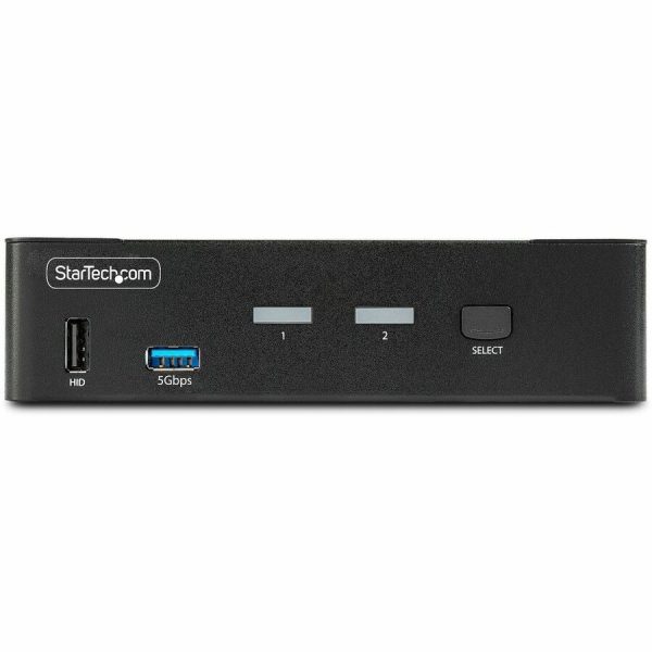 StarTech.com 2-Port DisplayPort 1.4 KVM Switch, 8K 60Hz / 4K 144Hz, 2x USB 3.0 Ports, 4x USB 2.0 Ports, Hotkey Switching, TAA Compliant - Image 3