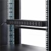StarTech.com 12-Outlet Horizontal Rack Mount Metered PDU, 1U Server Power Strip w/Surge Protector, 125V/15A, 8ft (2.4m) Power Cord, TAA - Image 4